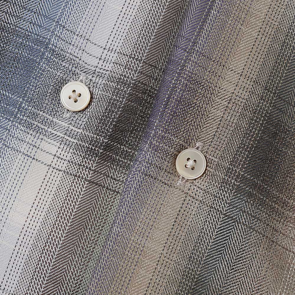 SUPER LIGHT WOOL CHECK SHIRT