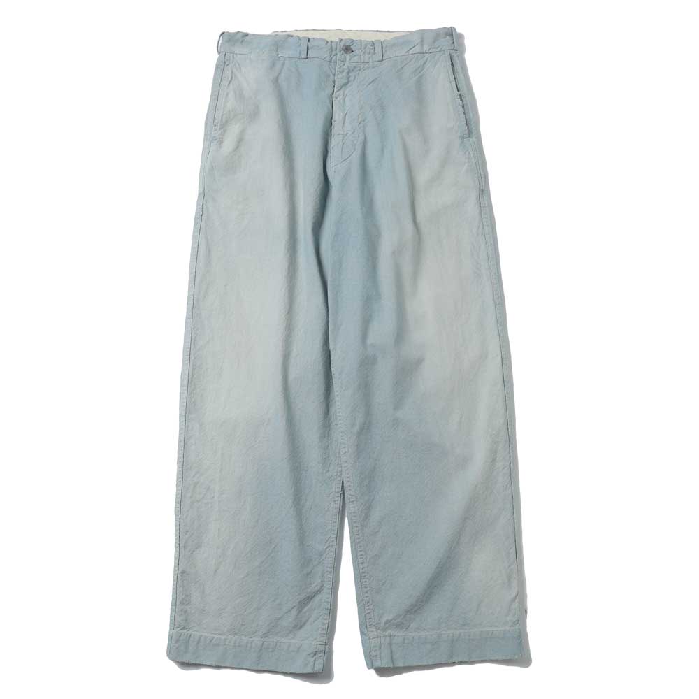 Indigo Pin Check Work Pants