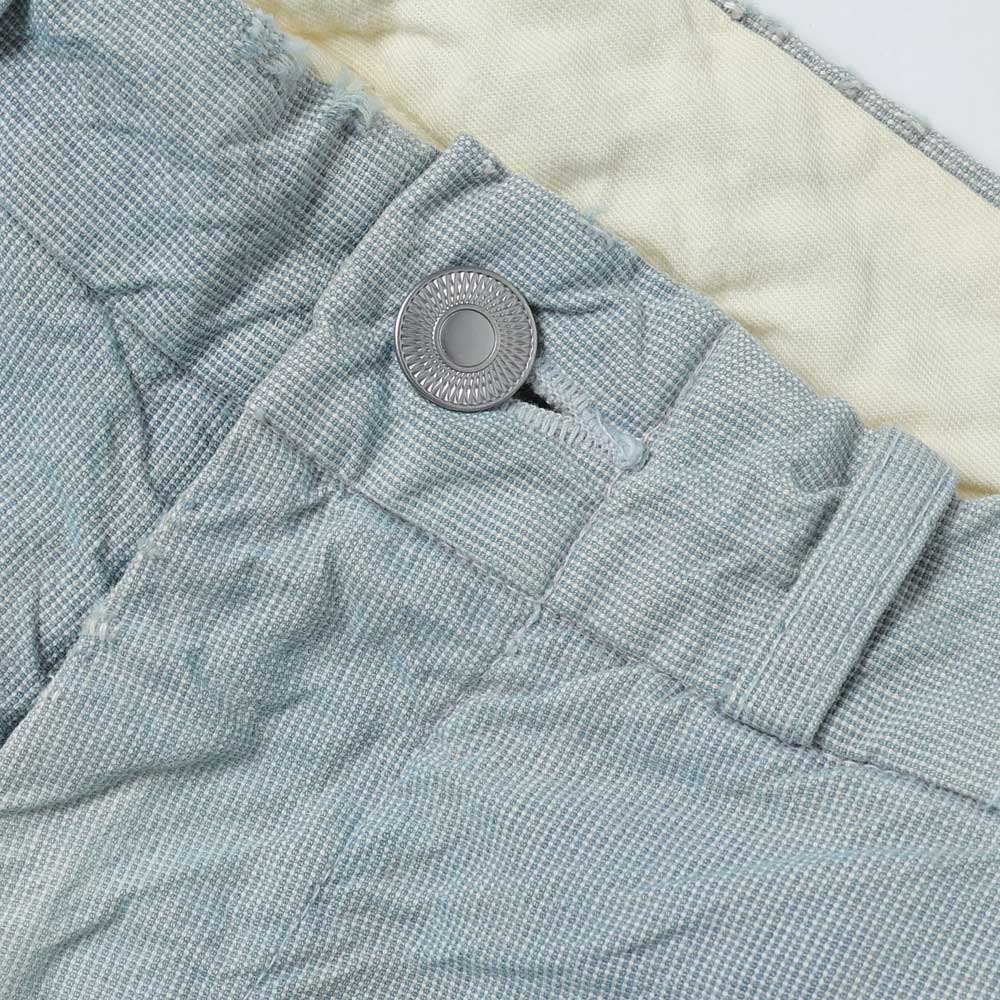 Indigo Pin Check Work Pants
