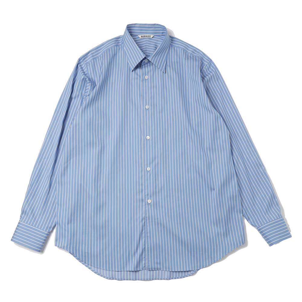 COTTON SILK STRIPE SHIRT