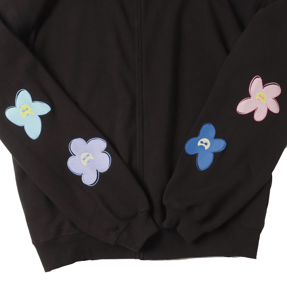 FLOWER SWEAT ZIP HOODIE