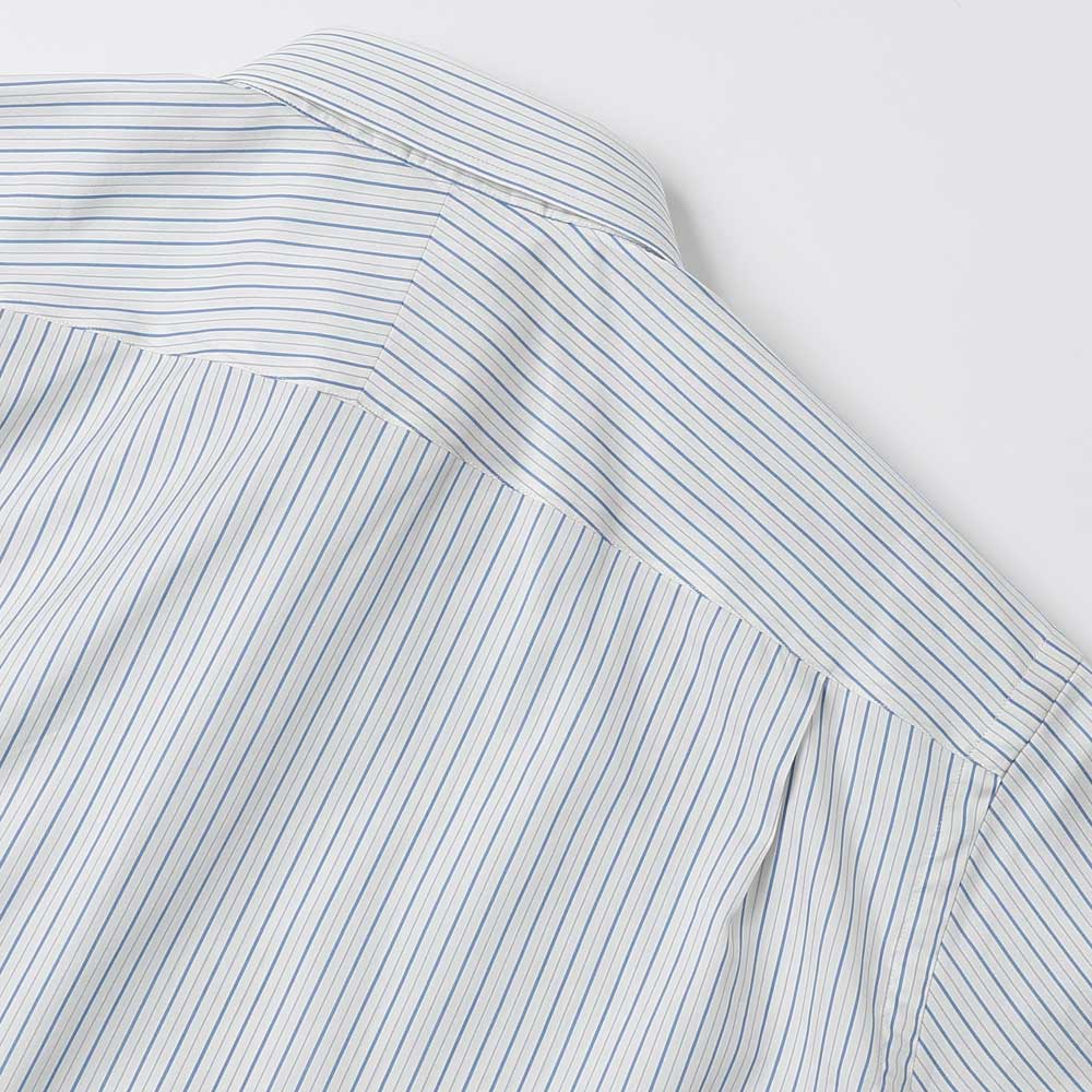COTTON SILK STRIPE SHIRT
