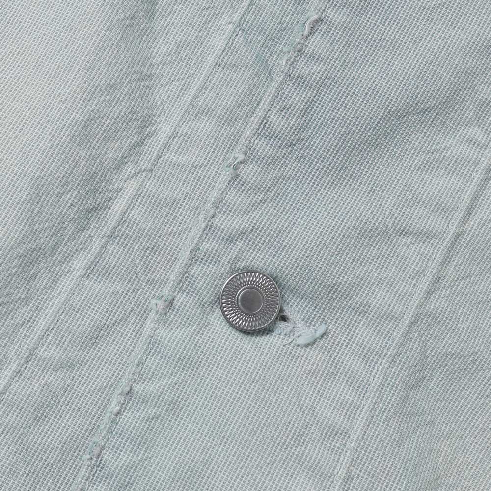 Indigo Pin Check Coverall
