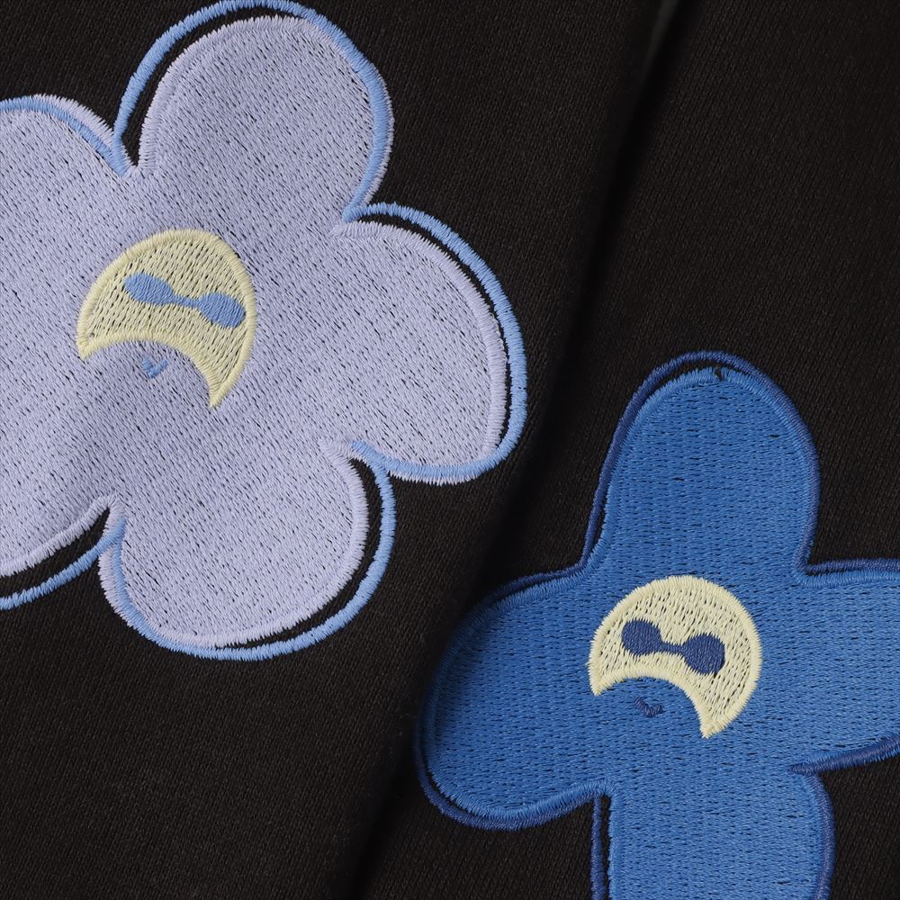 FLOWER SWEAT ZIP HOODIE