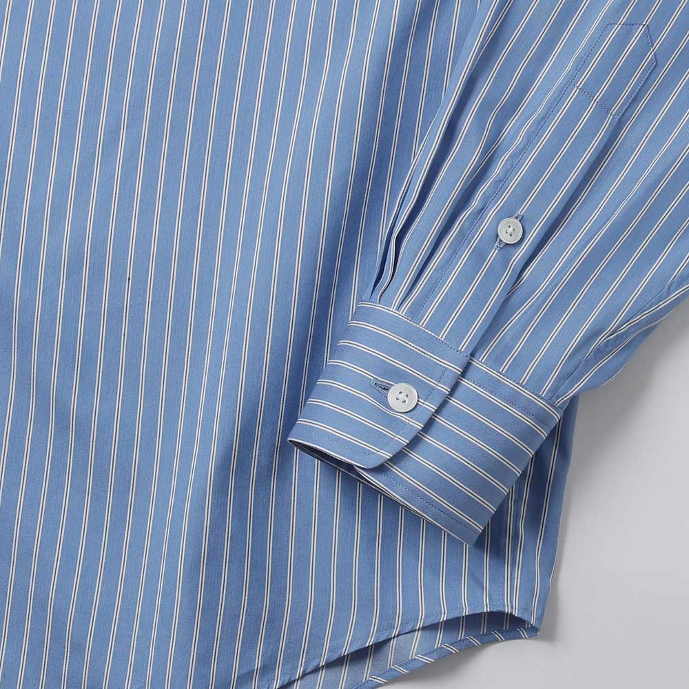 COTTON SILK STRIPE SHIRT