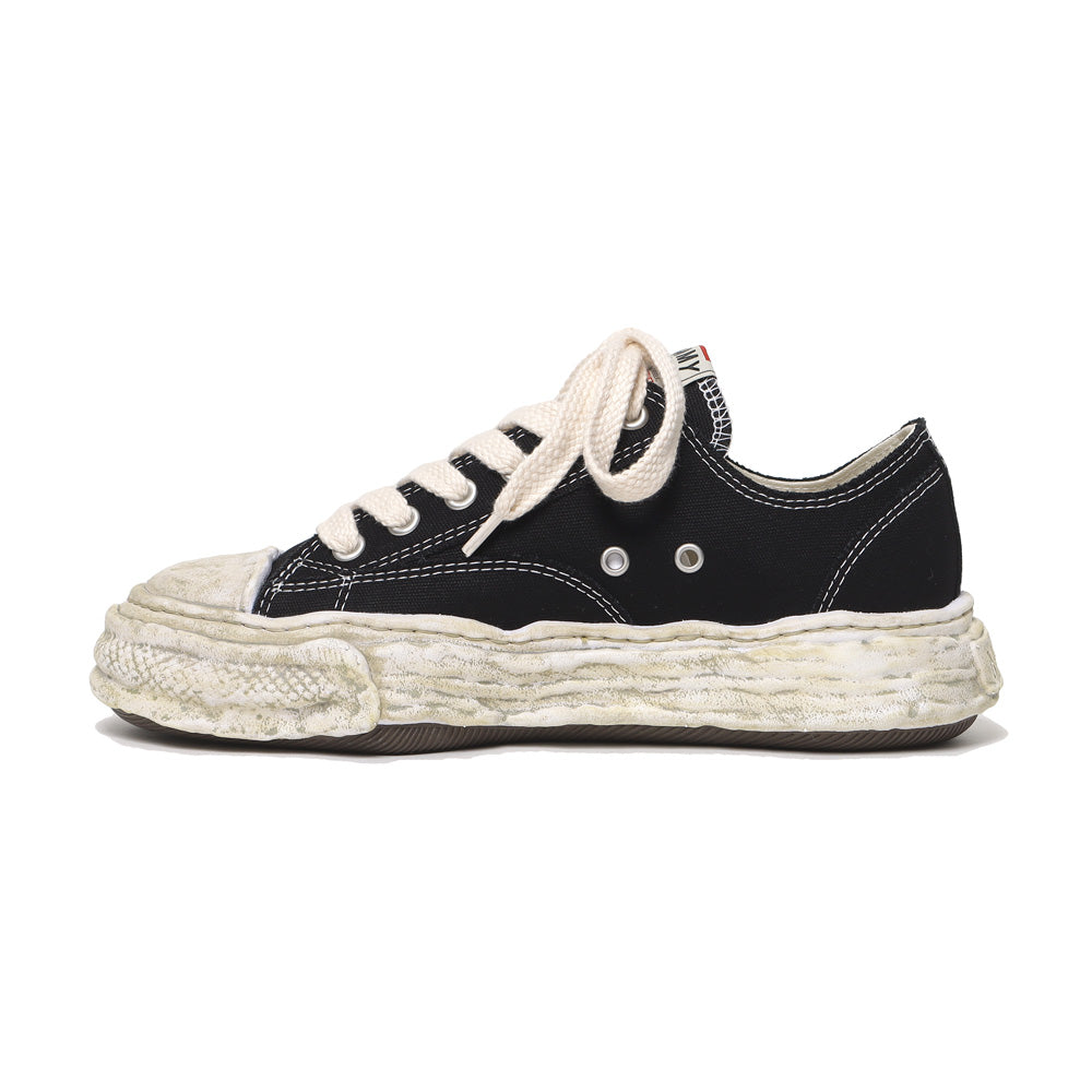 PETERSON23) OG Sole Canvas Vintage color dye Low-top Sneaker