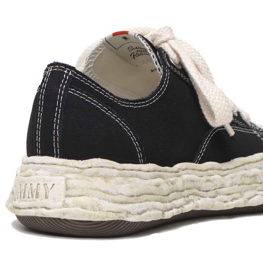 PETERSON23) OG Sole Canvas Vintage color dye Low-top Sneaker