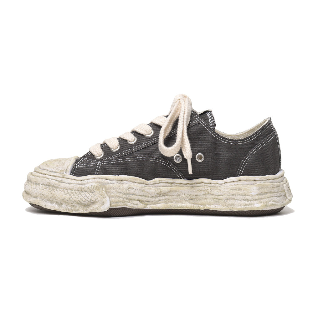 PETERSON23) OG Sole Canvas Vintage color dye Low-top Sneaker