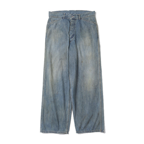 Vintage Military Denim Trousers