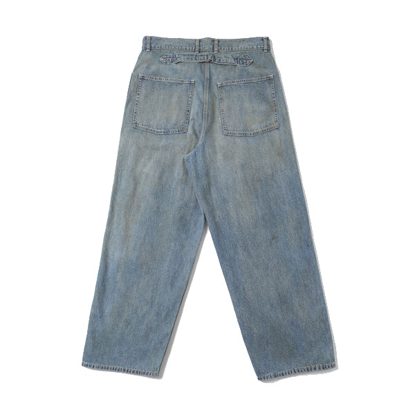 Vintage Military Denim Trousers