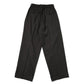 DOUBLE PLEATED SEMI EASY TROUSERS ORGANIC WOOL SURVIVAL CLOTH