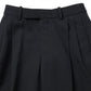 DOUBLE PLEATED SEMI EASY TROUSERS ORGANIC WOOL SURVIVAL CLOTH