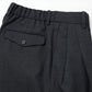 DOUBLE PLEATED SEMI EASY TROUSERS ORGANIC WOOL SURVIVAL CLOTH