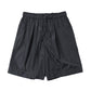 WIDE SHORTS RECYCLED POLYESTER x SILK TAFFETA