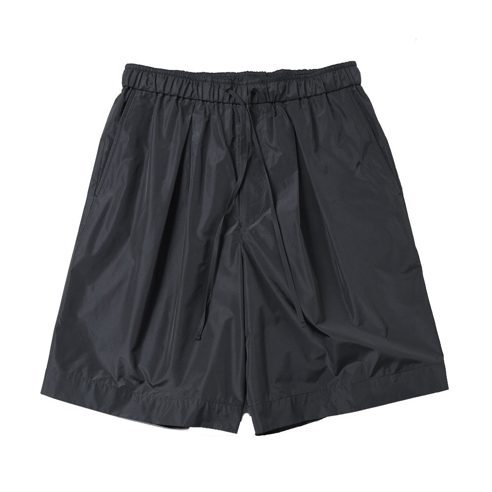 WIDE SHORTS RECYCLED POLYESTER x SILK TAFFETA