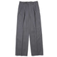 LIGHT WOOL MAX GABARDINE TWO-TUCK SLACKS