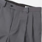 LIGHT WOOL MAX GABARDINE TWO-TUCK SLACKS