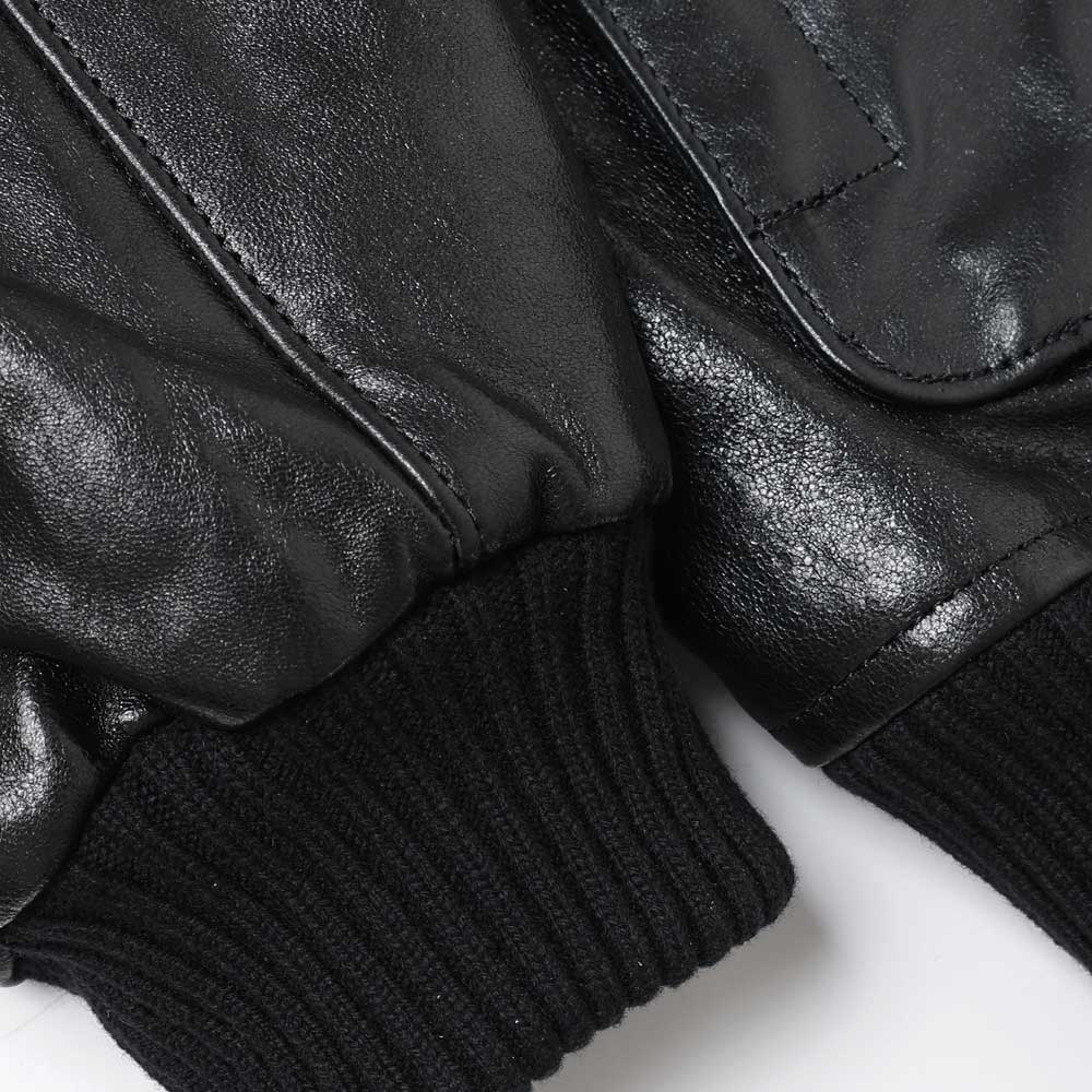 LAMB LEATHER ZIP BLOUSON