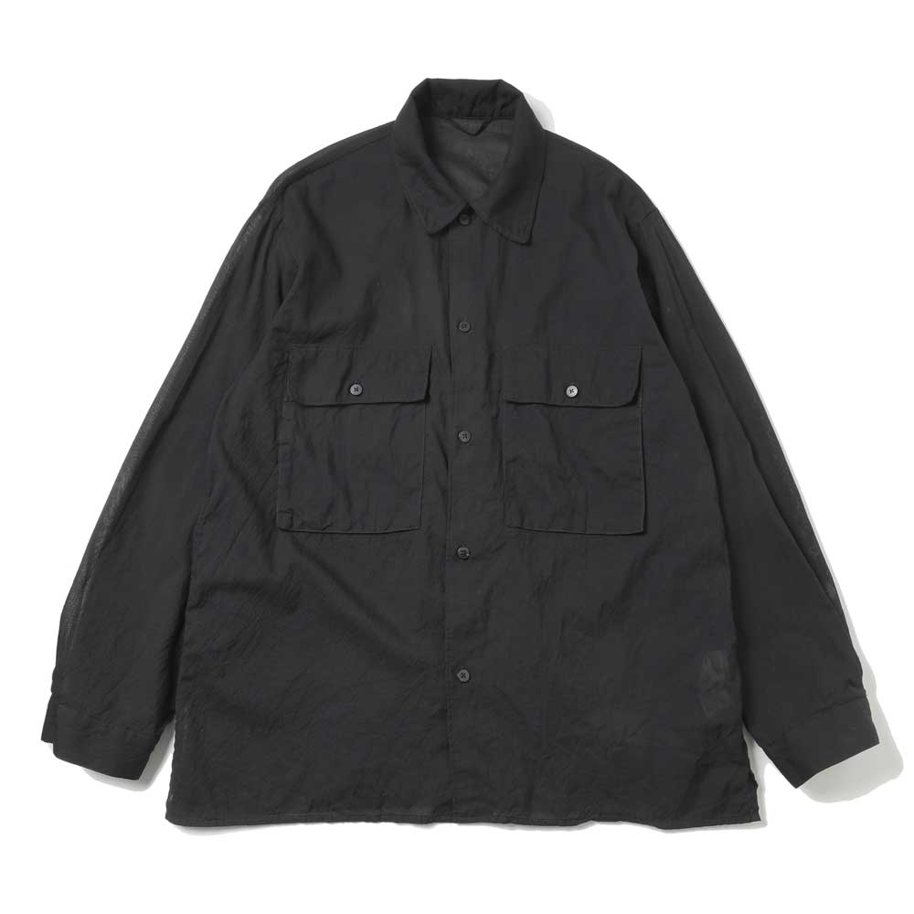 Silk-Co Voile Military Shirt
