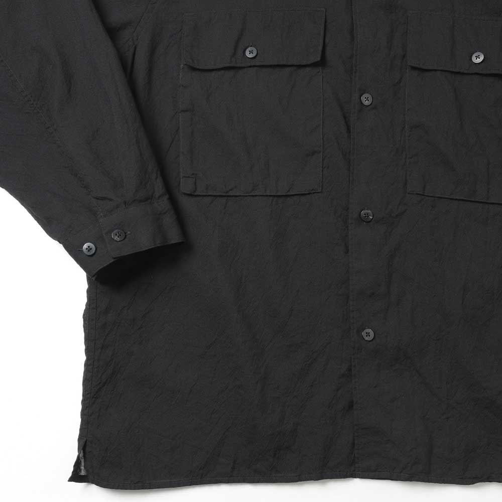Silk-Co Voile Military Shirt