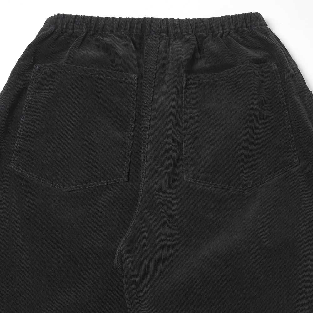 【新品未使用】COMOLI CORDUROY DRAWSTRING PANTS2 COMOLI ''Corduroy Drawstring Pants'' (BLACK) – THE STORE BY MAIDENS