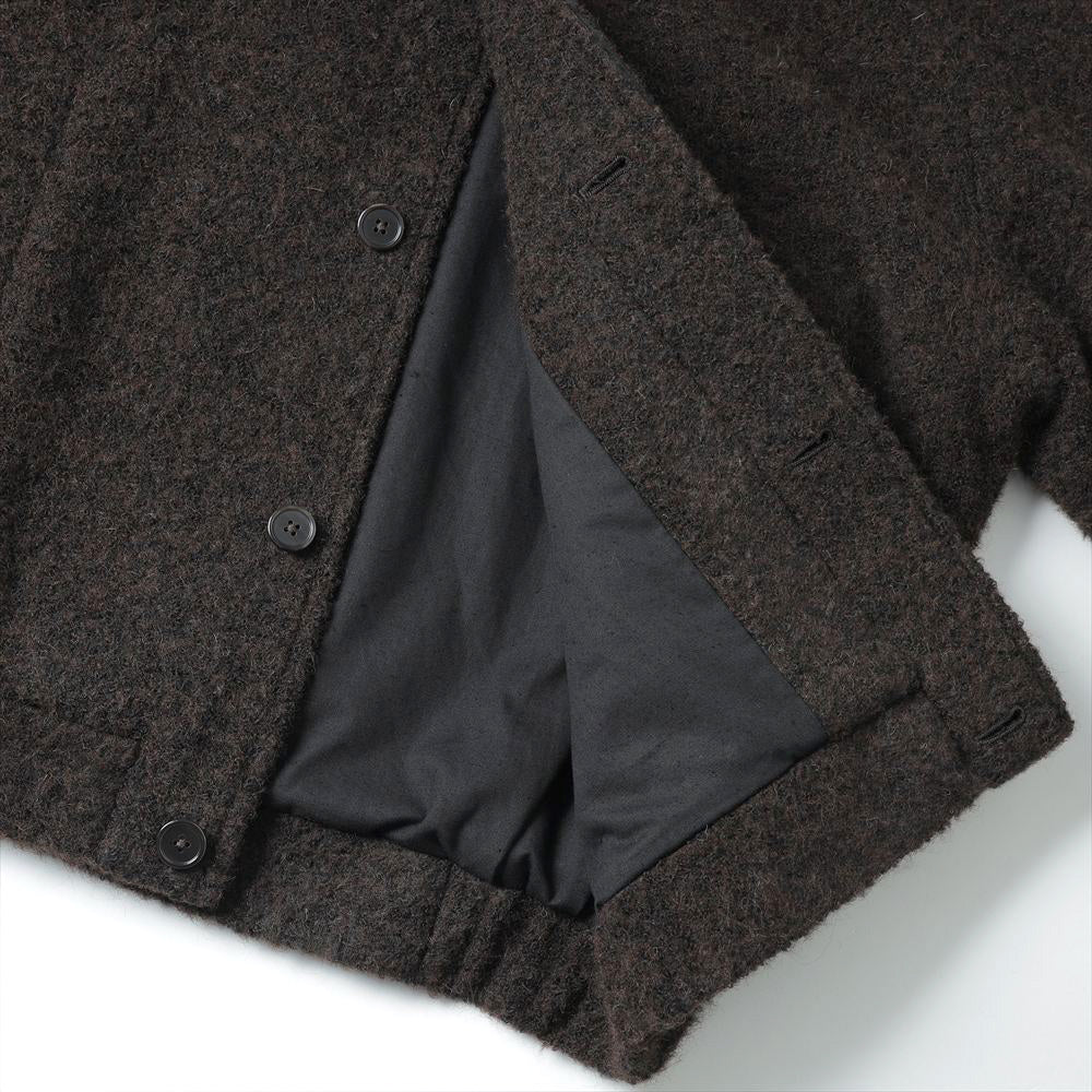 FLYING MAN JACKET ALPACA LOOP TWEED