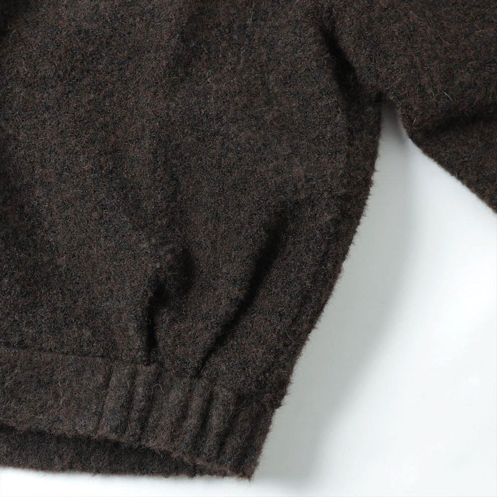 FLYING MAN JACKET ALPACA LOOP TWEED