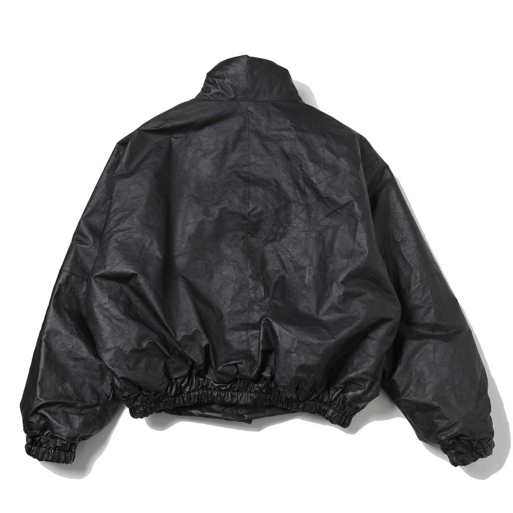 COMOLI 26SS ペーパーレザー パデッドジャケット COMOLI (コモリ) ペーパーレザー パデッドジャケット