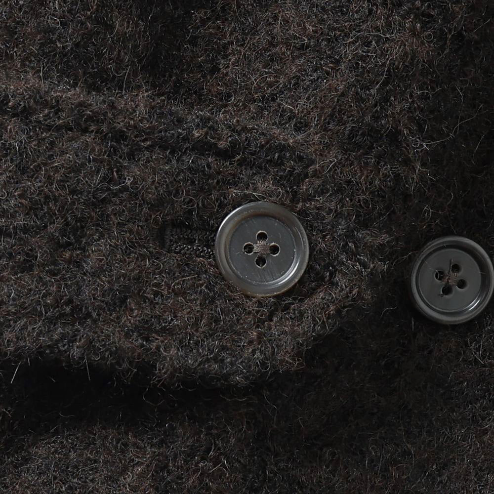 FLYING MAN JACKET ALPACA LOOP TWEED