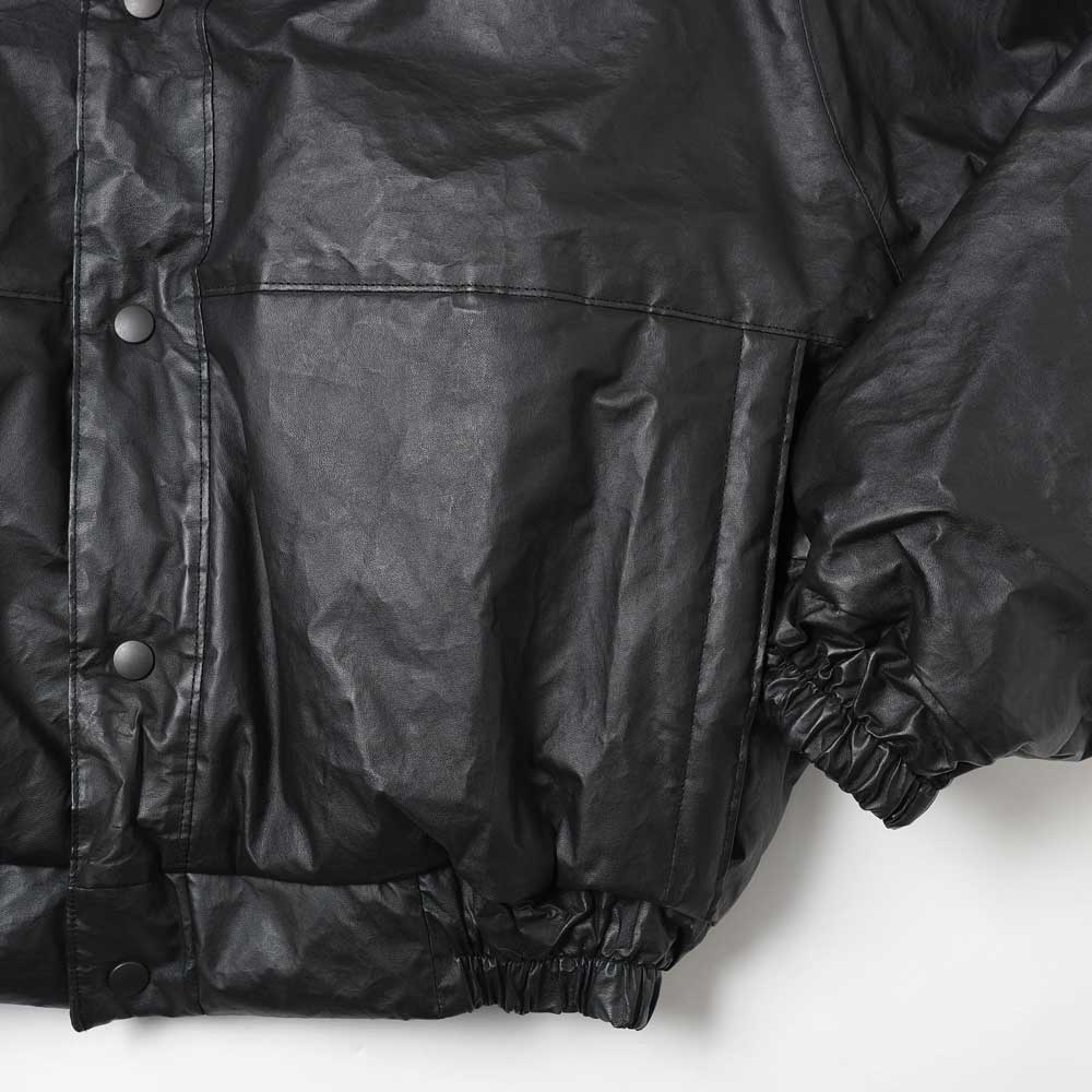 ペーパーレザー パデッドジャケット