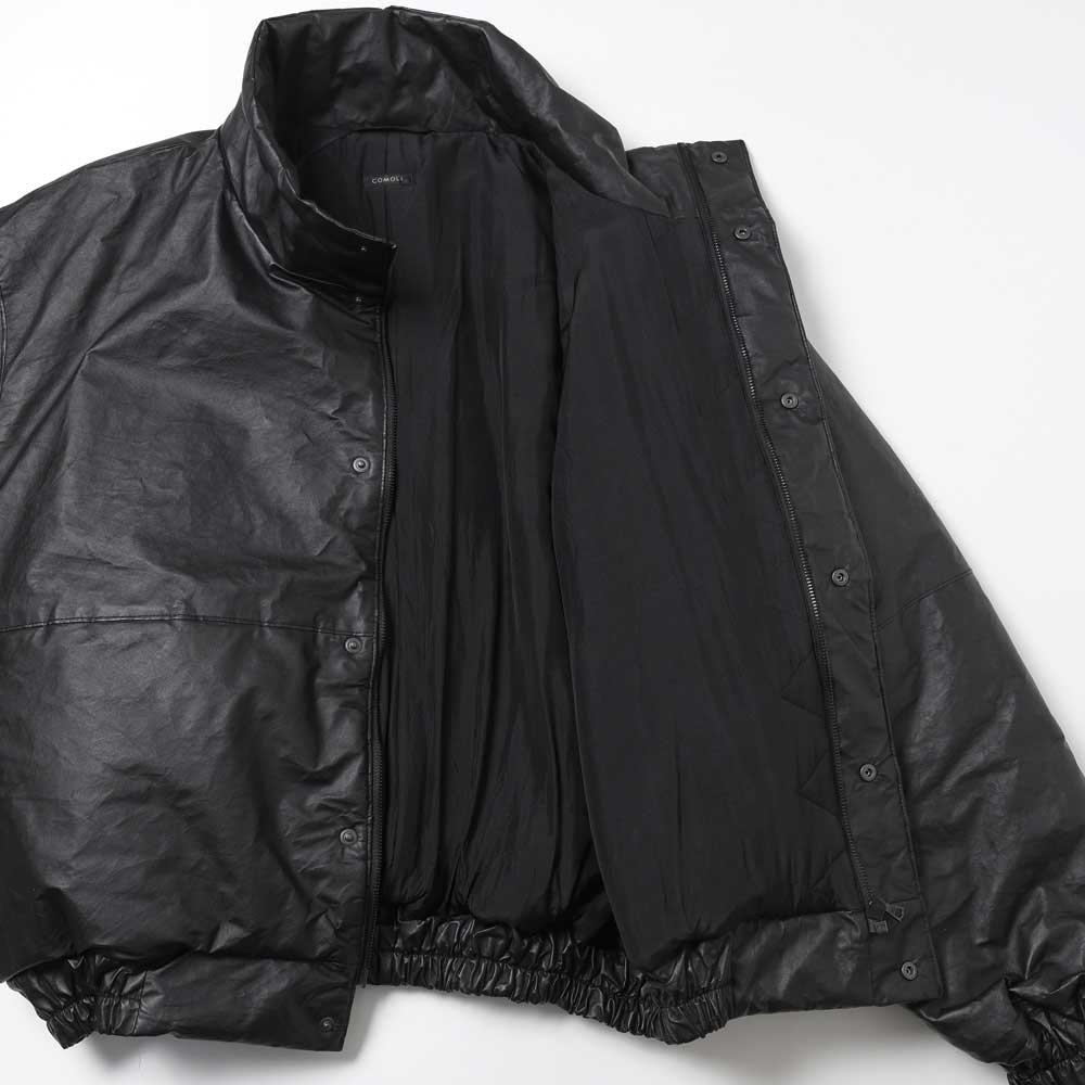 ペーパーレザー パデッドジャケット