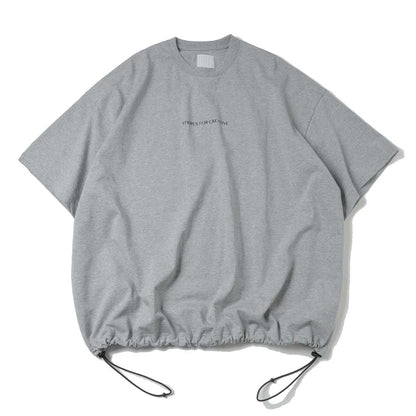 SUPER BIG SS TEE w/ DRAWSTRINGS