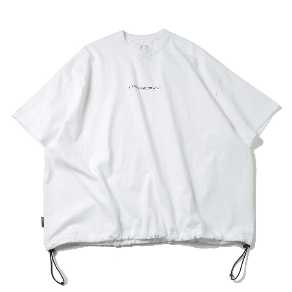 SUPER BIG SS TEE w/ DRAWSTRINGS
