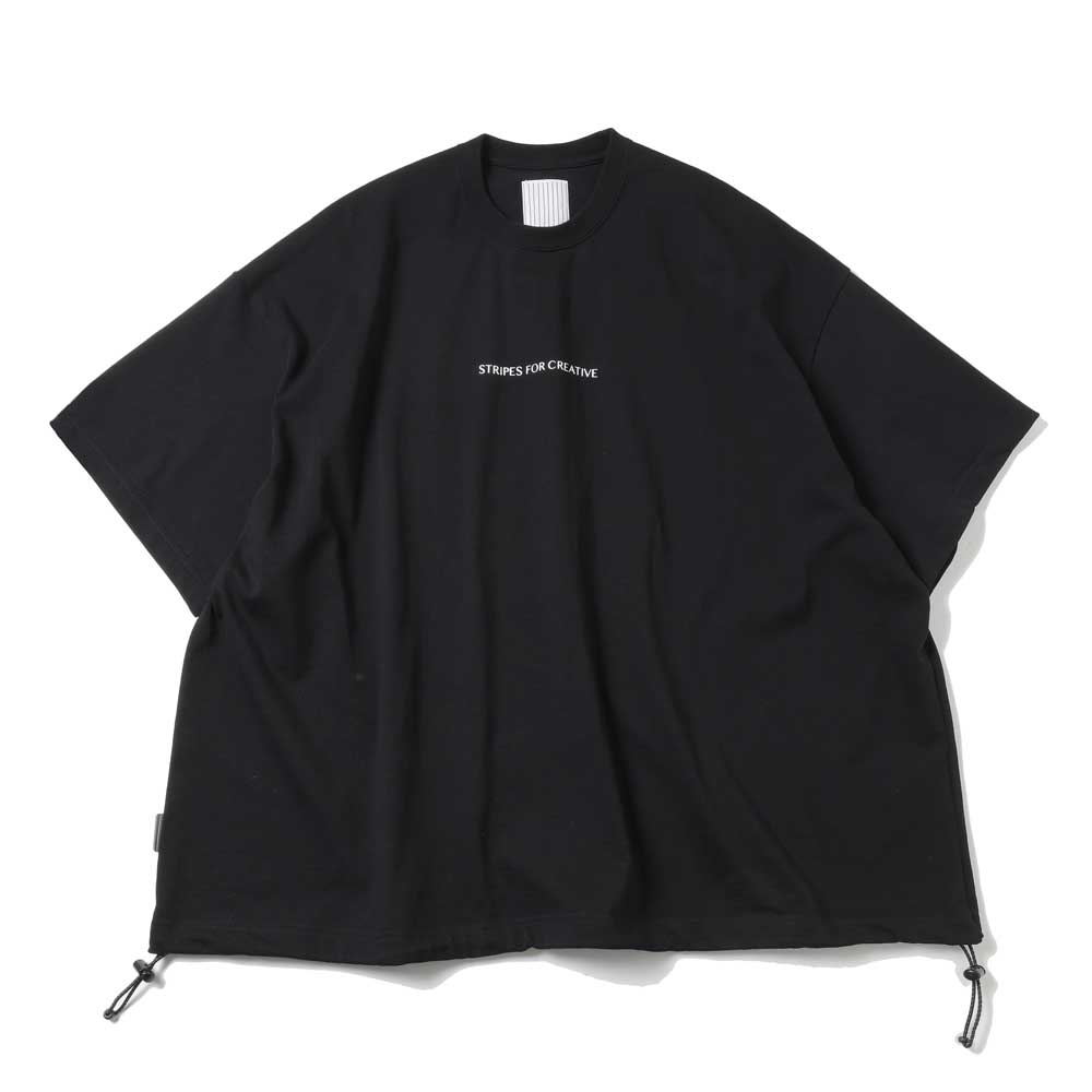 SUPER BIG SS TEE w/ DRAWSTRINGS