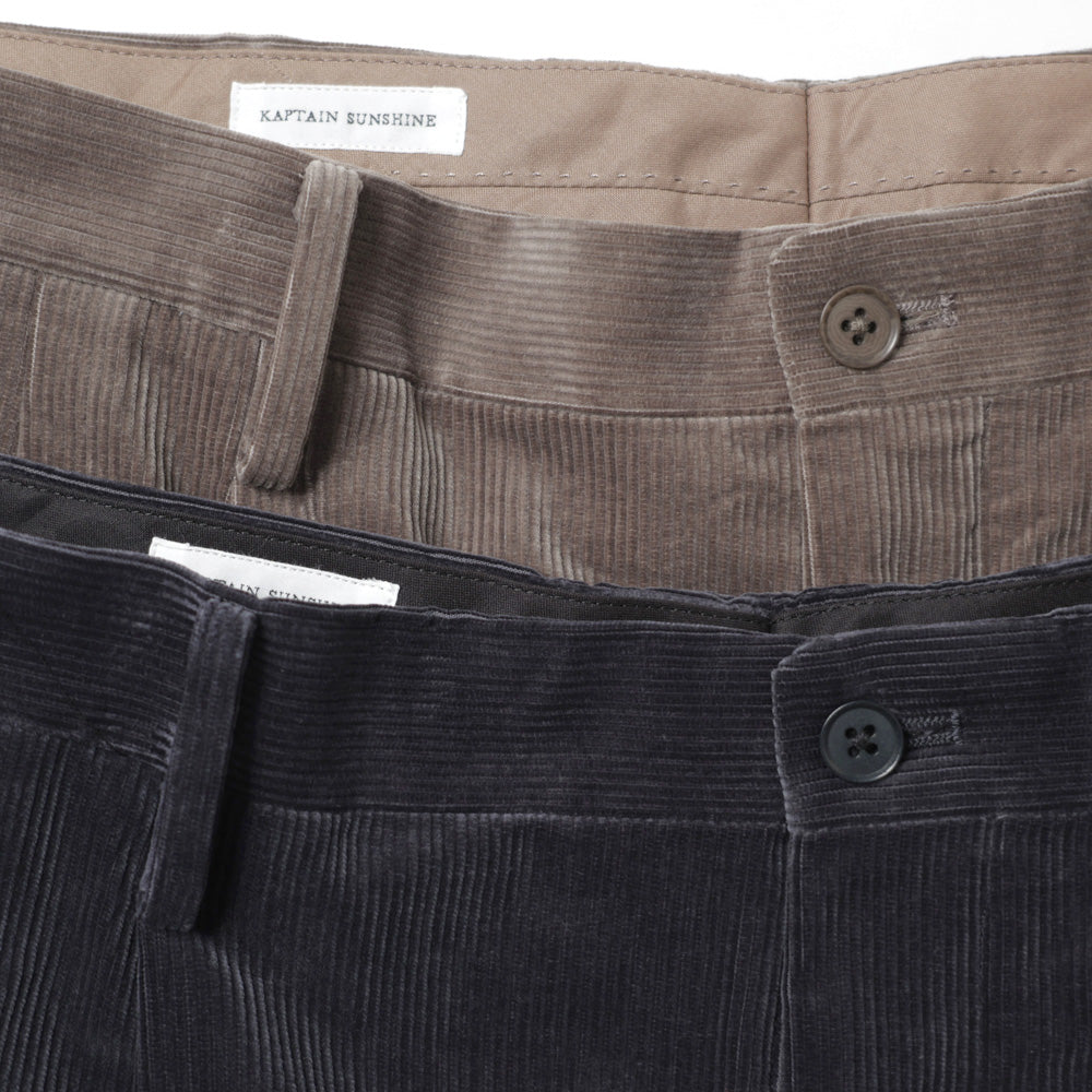 Cotton Corduroy Shoecut Slacks