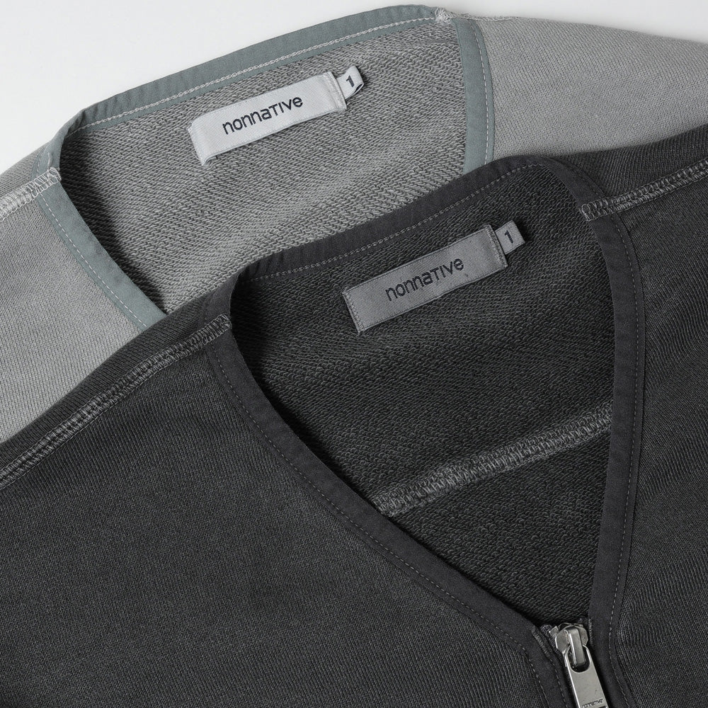 nonnative (ノンネイティブ) HIKER HALF ZIP PULLOVER COTTON SWEAT