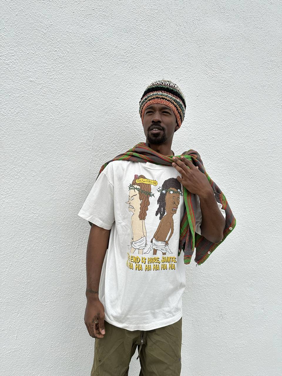 DT_SS TEE/HLY&amp;VIRTS/WHITE