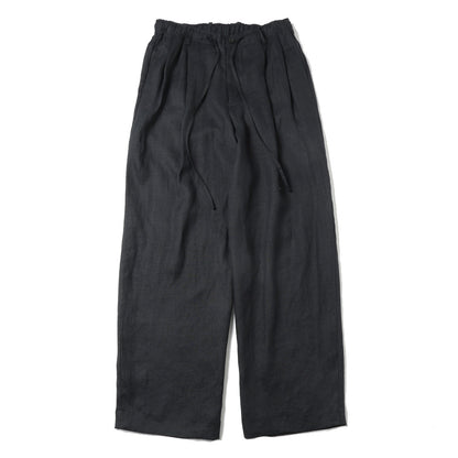 DOUBLE PLEATED EASY TROUSERS HEMP