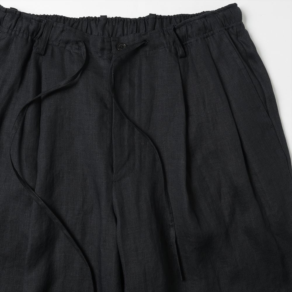 DOUBLE PLEATED EASY TROUSERS HEMP