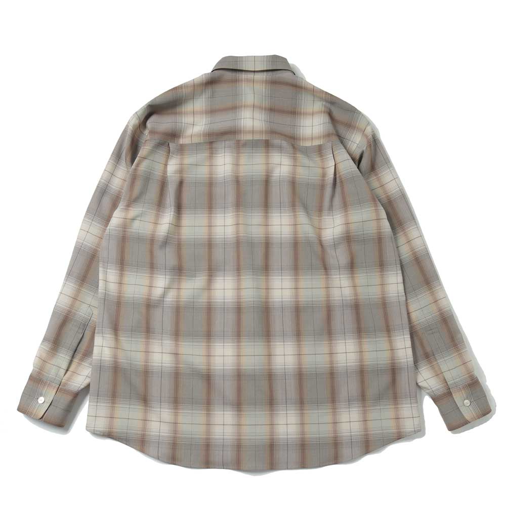 SUPER LIGHT WOOL CHECK SHIRT