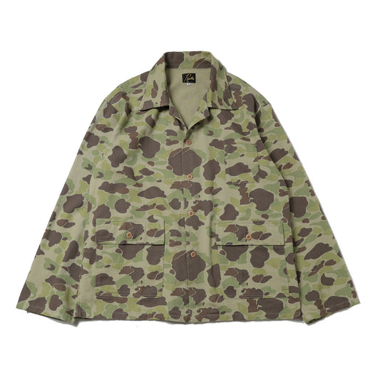 Military Shirt Jacket - Camo Twill