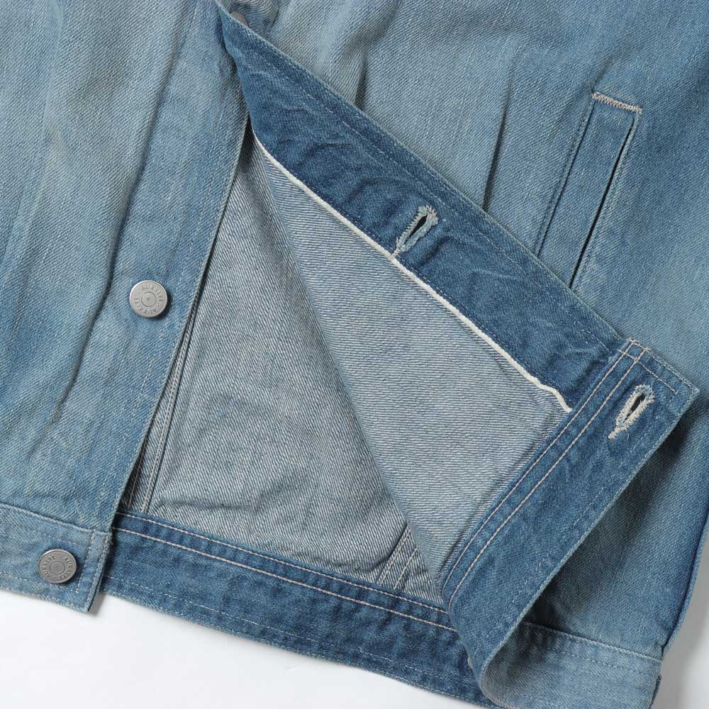 SELVEDGE FADED LIGHT DENIM BLOUSON
