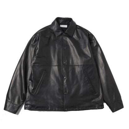 LEATHER COACH JACKET