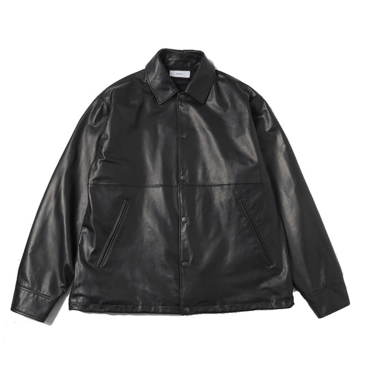 LEATHER COACH JACKET