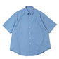 WASHED FINX TWILL BIG HALF SLEEVED SHIRT