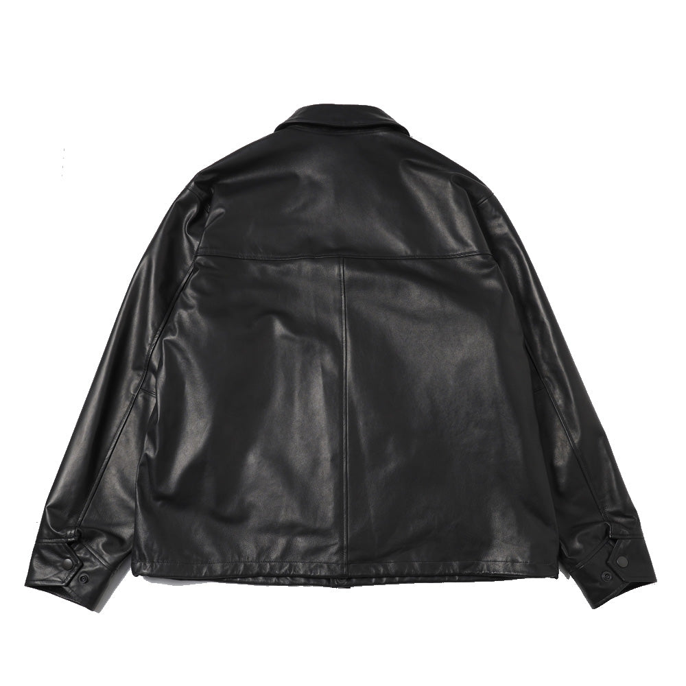 LEATHER COACH JACKET