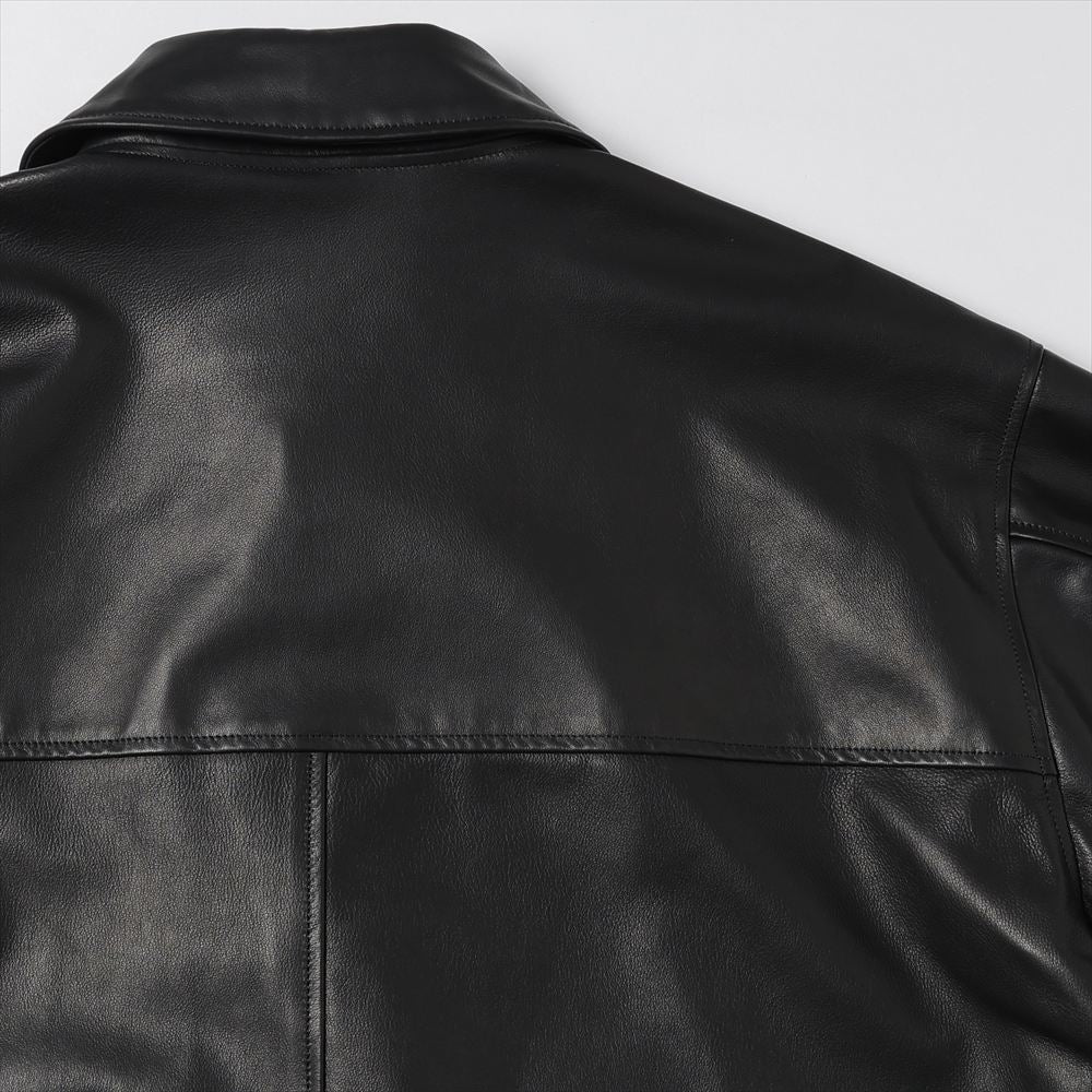 LEATHER COACH JACKET