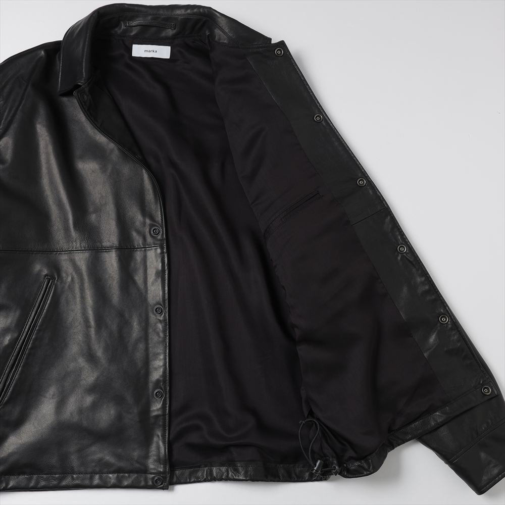 LEATHER COACH JACKET