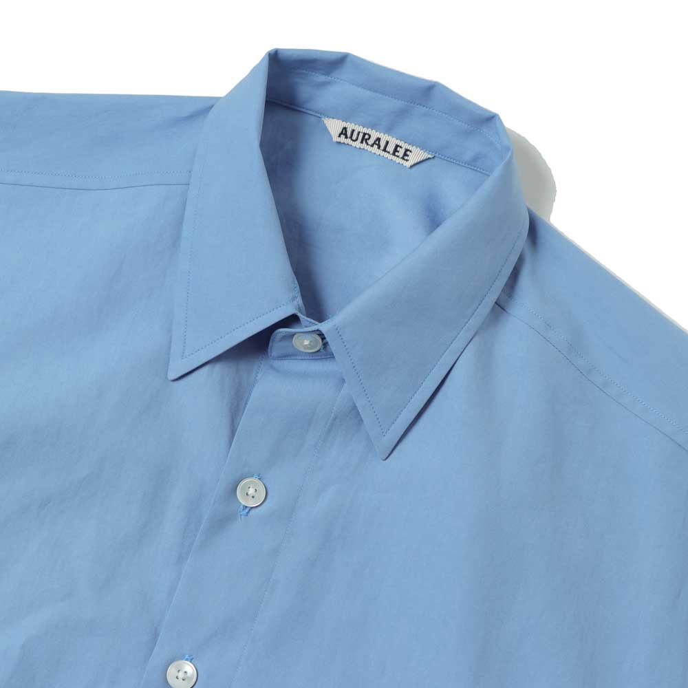 WASHED FINX TWILL BIG HALF SLEEVED SHIRT