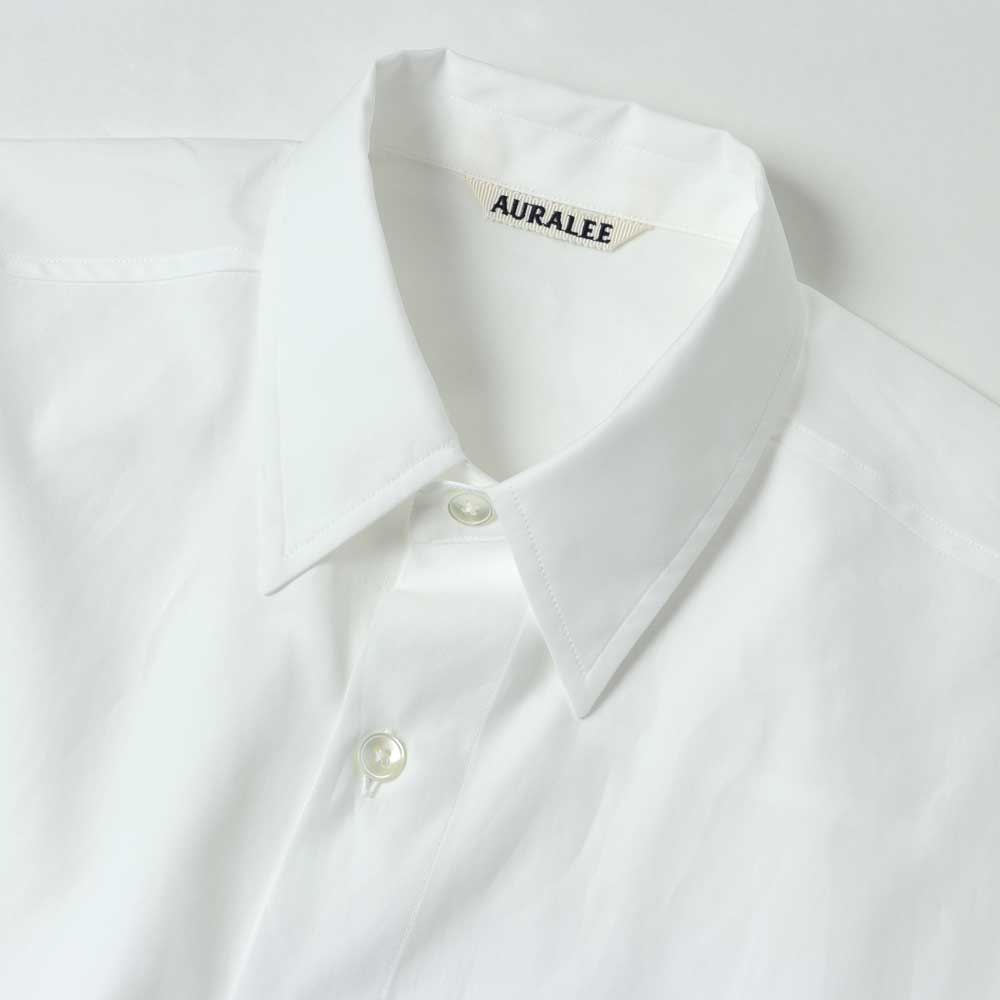 WASHED FINX TWILL BIG HALF SLEEVED SHIRT